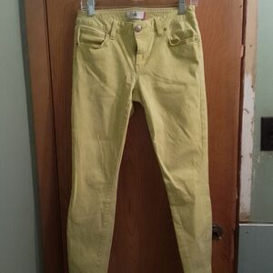 CAbi Women's Light Yellow‎ Skinny Jeans